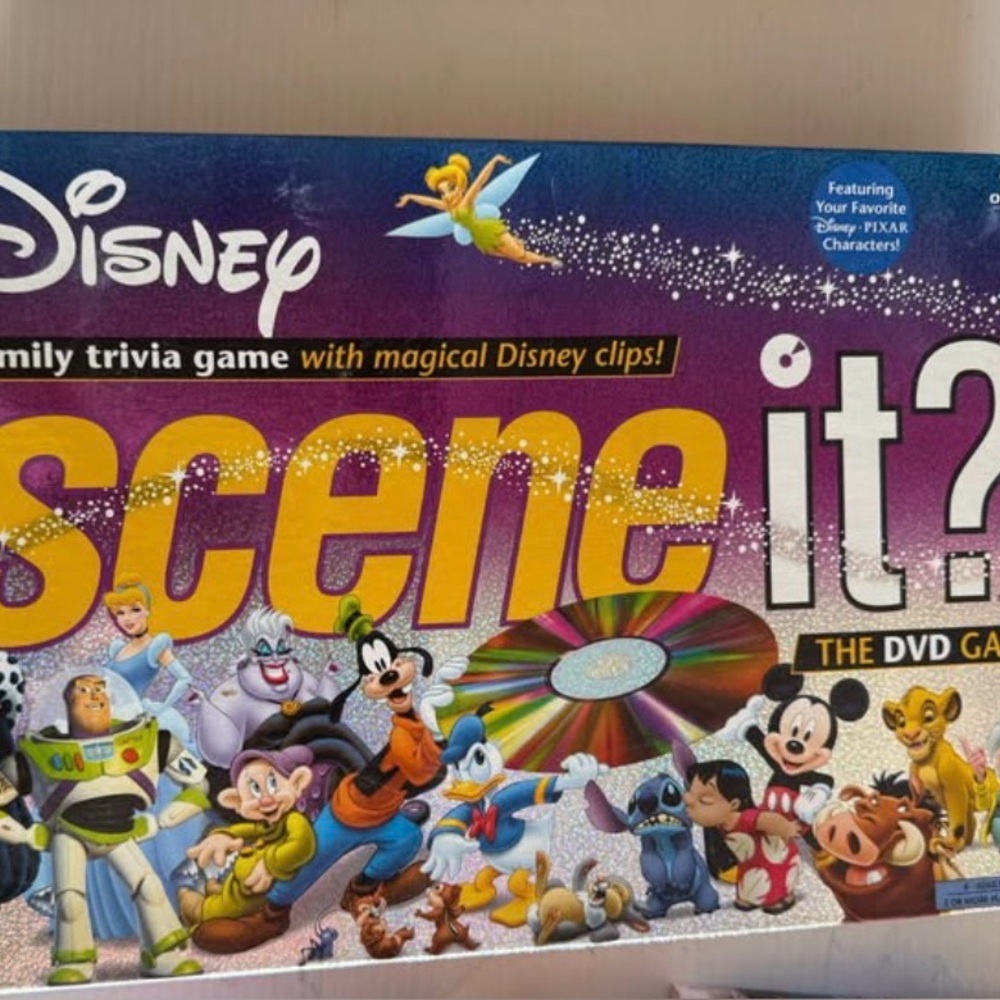 Disney Scene It? DVD Game with Colorful Characters